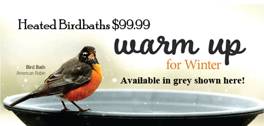 Heated Birdbaths (Gray) $99