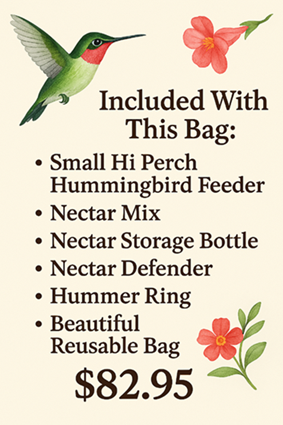 Six-pocket Hummingbird Bag Info